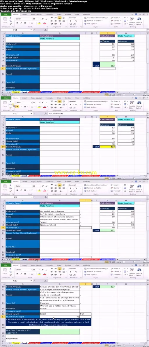 Advanced MS Excel 2010 Videos Tutorial的图片2