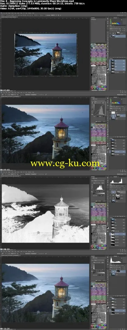 TKActions V4 Panel + Video guide +  Complete Guide to Luminosity Masks 2nd Edition的图片2