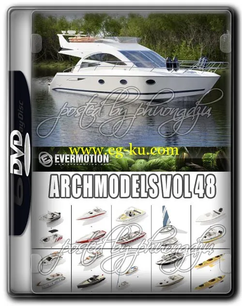 Evermotion Archmodels Vol 48 MAX 游艇合集的图片4