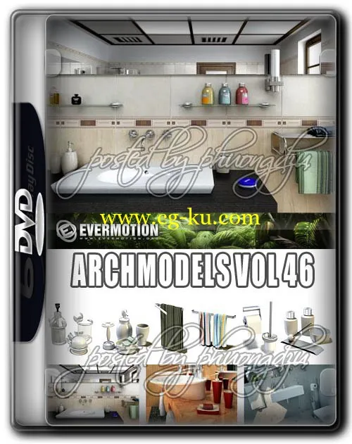 Evermotion Archmodels Vol 46 MAX 卫浴小玩意的图片2