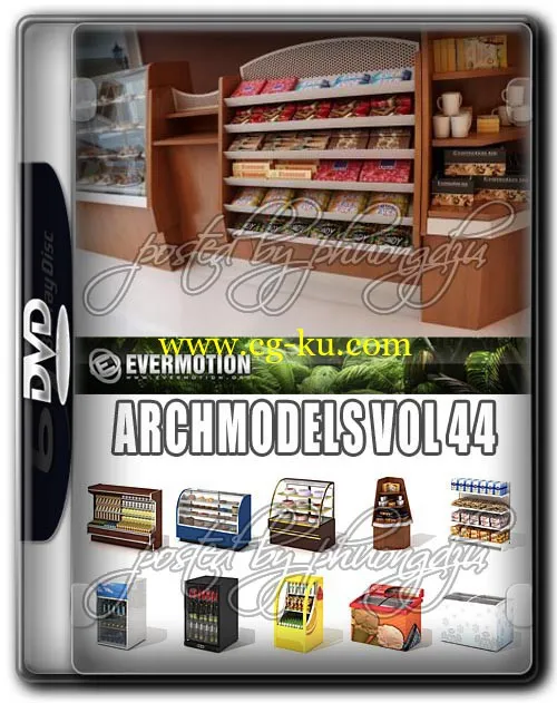 Evermotion Archmodels Vol 44 超市商品模型的图片3