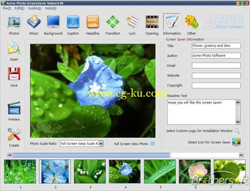 Acme Photo ScreenSaver Maker 4.52的图片1