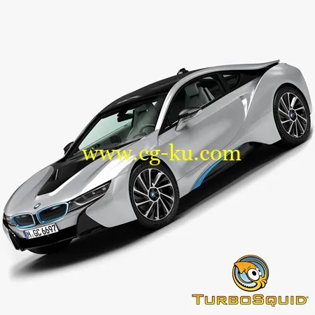 Turbosquid BMW i8 2015 Max Vray的图片1