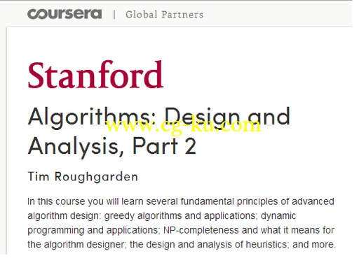 Coursera – Algorithm Design & Analysis Part 2的图片2