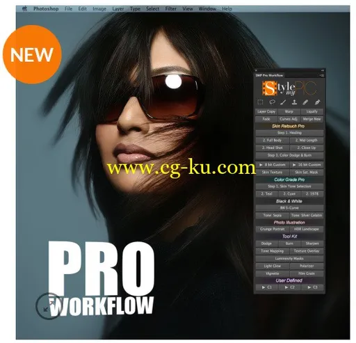 Style My Pic Pro Workflow Panel 2.0 for Photoshop Win/Mac的图片1