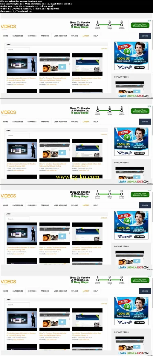 Create a Video Sharing Website Like Youtube With Joomla的图片2