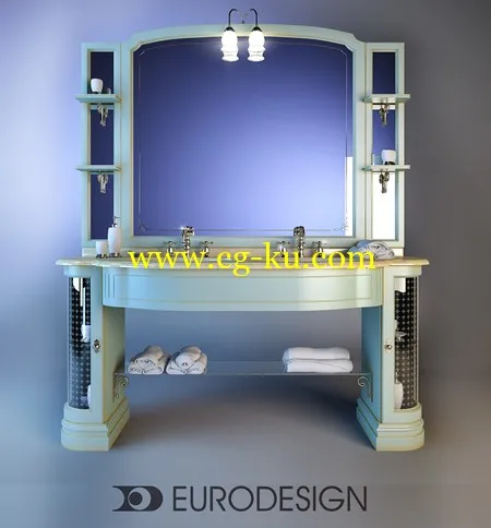 Furniture for bathrooms Eurodesign IL Borgo Comp № 15的图片1