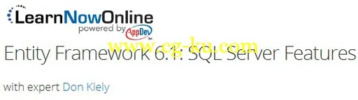 LearnNowOnline – Entity Framework 6.1: SQL Server Features的图片1
