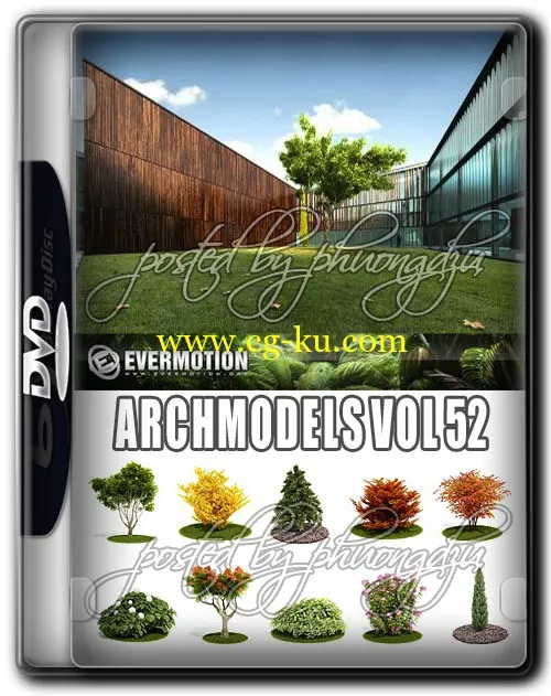 Evermotion Archmodels Vol 52 树木和灌木的图片1