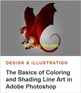 Tutsplus – The Basics of Coloring and Shading Line Art in Adobe Photoshop的图片2