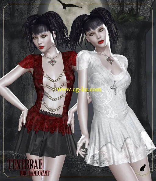 Renderosity Tenebrae for Flamboyant for V4的图片1