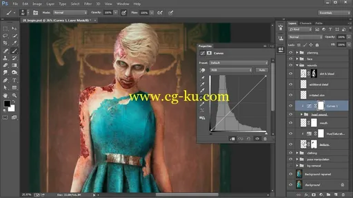 Zombie Photo Manipulation Techniques in Photoshop的图片3