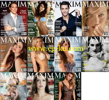 Maxim South Africa – 2015 Full Year Issues Collection-P2P的图片1