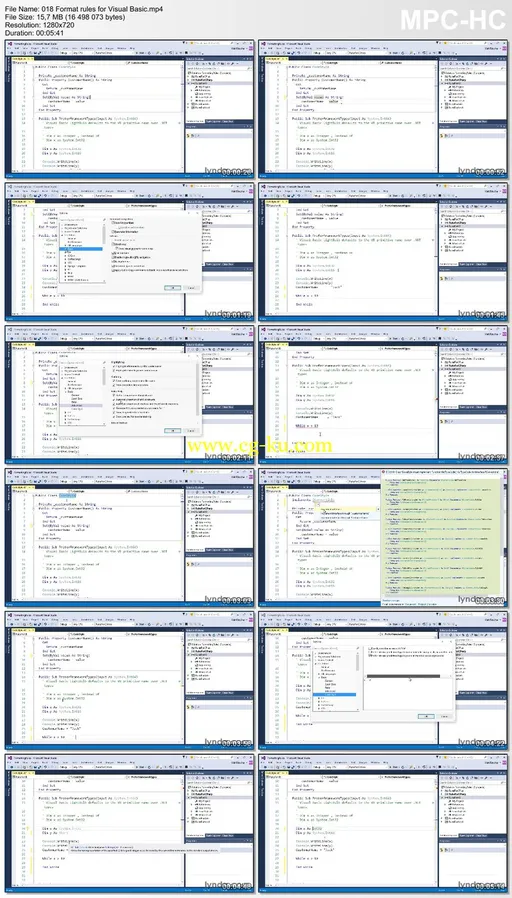 Lynda – Visual Studio 2015 Essentials 05: Code Editors的图片1
