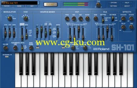 Roland SH-101 PLUG-OUT v1.0.4 WiN的图片1