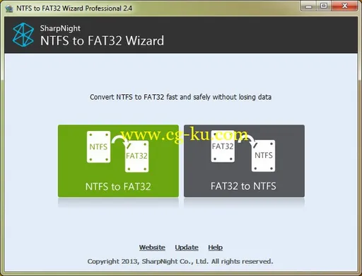 NTFS to FAT32 Wizard Pro 2.4的图片1