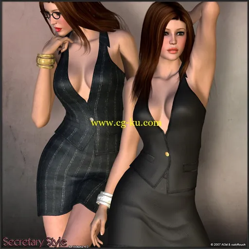 Renderosity AO2: Secretary Style for V4的图片1