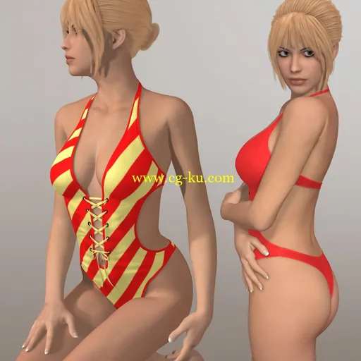 Renderosity Frisky Swim IV的图片1