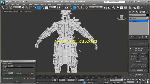 Modeling Low Polygon Game Characters in 3ds Max + Project Files的图片3