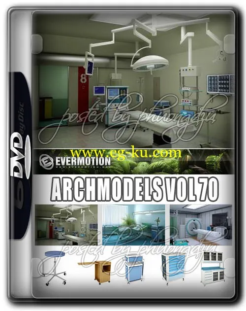 Evermotion Archmodels Vol 70 医院设备3D模型的图片3