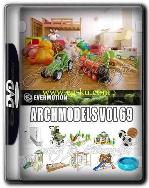 Evermotion Archmodels Vol 69 儿童玩具/游乐场设备/游戏机的图片1