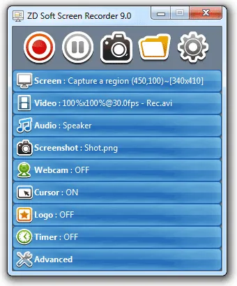 ZD Soft Screen Recorder 9.8的图片1