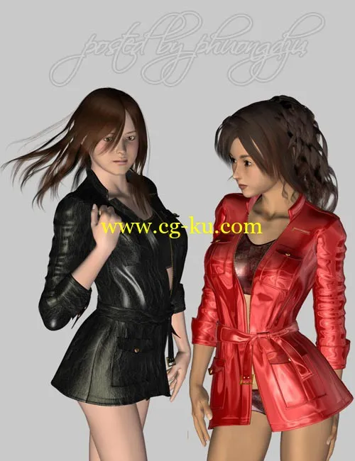 Renderosity V4H coat for V4/A4的图片1