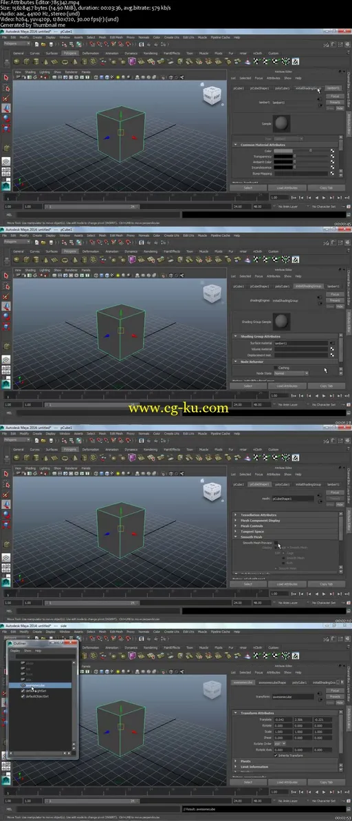 Learning Maya after knowing 3ds Max : Modeling的图片2