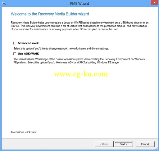 Paragon WinPE Recovery Media Builder 10.1.25.813 x64的图片1