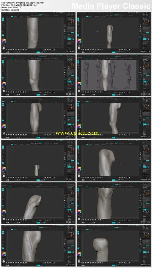 Dixxl Tuxxs – Sculpting Human Legs in ZBrush的图片1