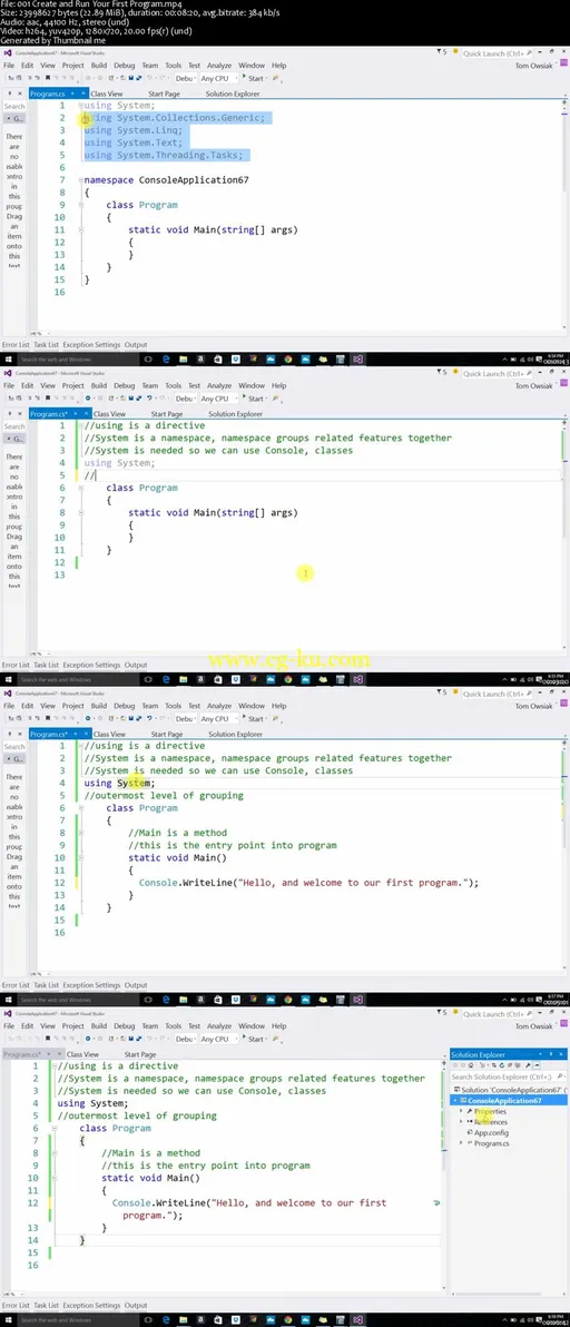 Intro. To C# 6.0 And C# 6.0 With Web Forms的图片2