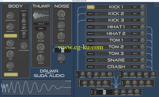 Guda Audio DrumR v1.0 WiN MacOSX的图片1