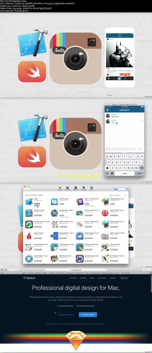 Create FULL INSTAGRAM App with Swift and Xcode的图片2