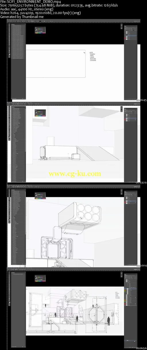 Sketching Environments SCIFI:01 By John J. Park的图片2