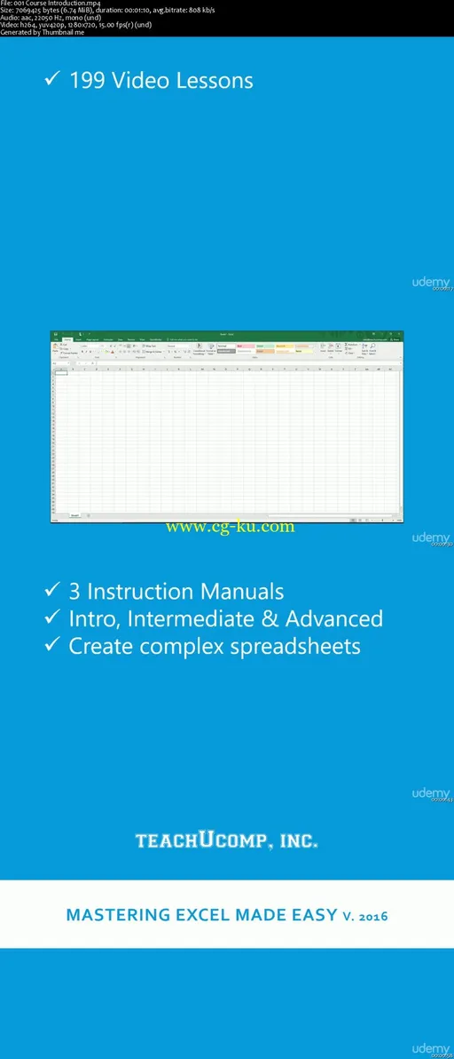 Mastering Microsoft Excel 2016 Made Easy Training Tutorial的图片2