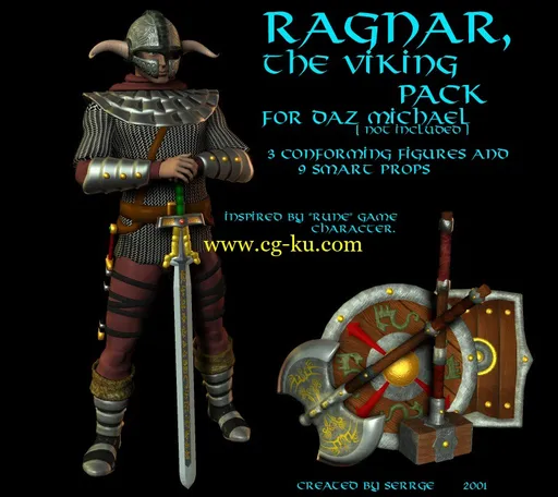 “Ragnar, The viking” Pack的图片1