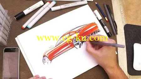 Marker Sketching: Learn Design Sketching with Markers的图片1