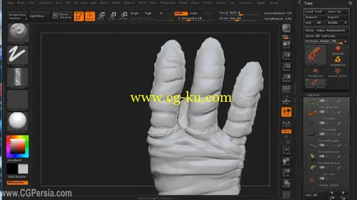 3DMotive – Orc Body ZBrush Series, Volume 1 with Stephen Wells ZBrush兽人教程的图片4