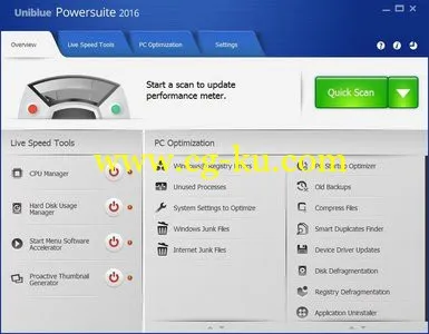 Uniblue PowerSuite 2016 4.4.1.0 Multilingual的图片1