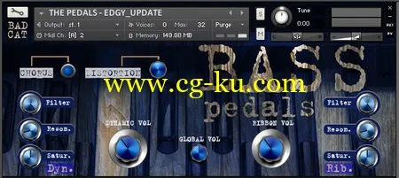 Bad Cat Samples The Bass Pedals KONTAKT EXS24的图片1