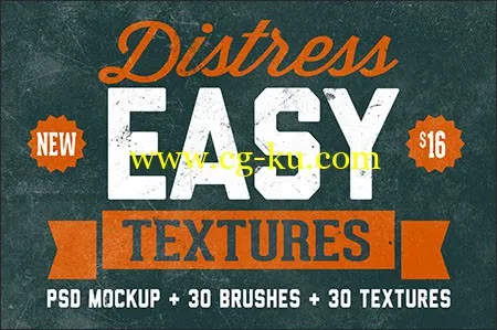 CreativeMarket Easy Distress Texture Pack的图片1