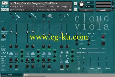 Sound DUST Cloud Viola KONTAKT的图片1