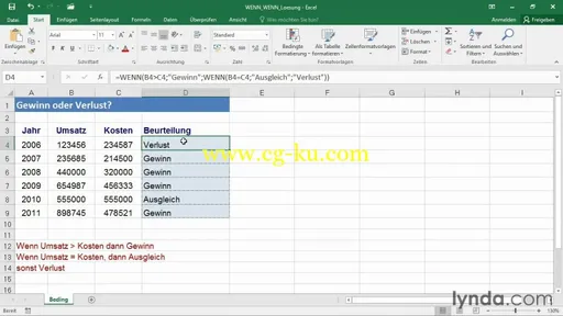 Excel 2016: Formeln und Funktionen的图片3