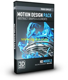 Video Copilot – Motion Design Pack 动态材质设计3D模型合辑的图片2