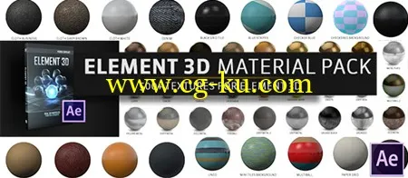 The Pixel Lab Material Pack For Element 3D V2的图片1