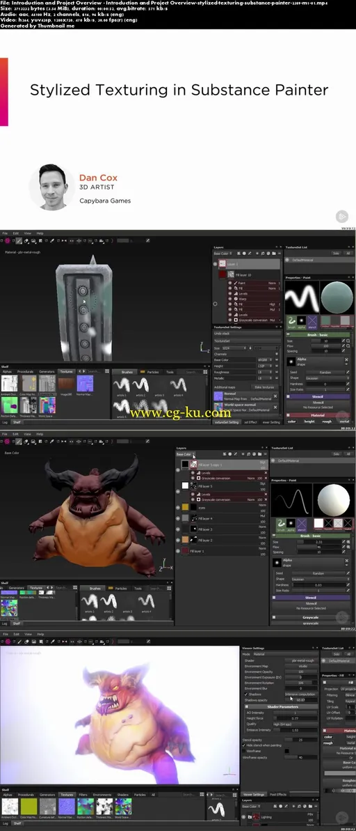 Stylized Texturing in Substance Painter的图片1