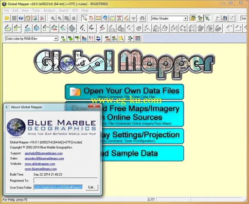 Global Mapper 16.2.6 x86/x64的图片1