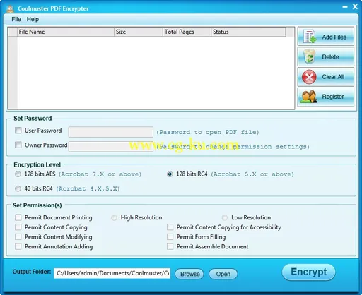 Coolmuster PDF Encrypter 2.1.2的图片1