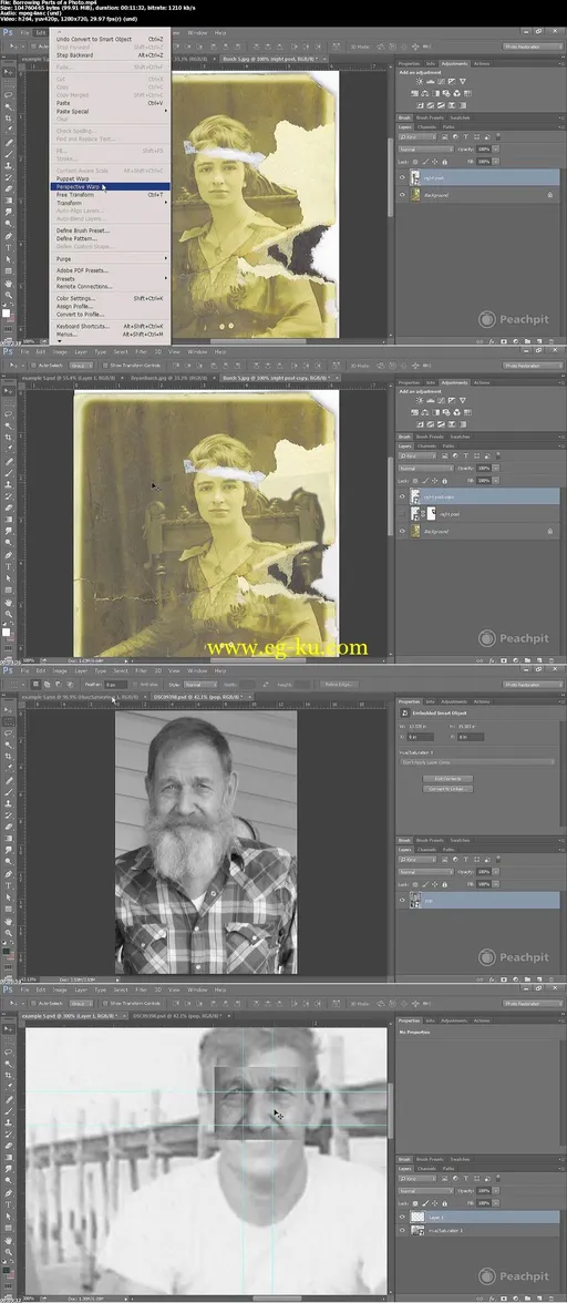 Photo Restoration: Learn by Video的图片1