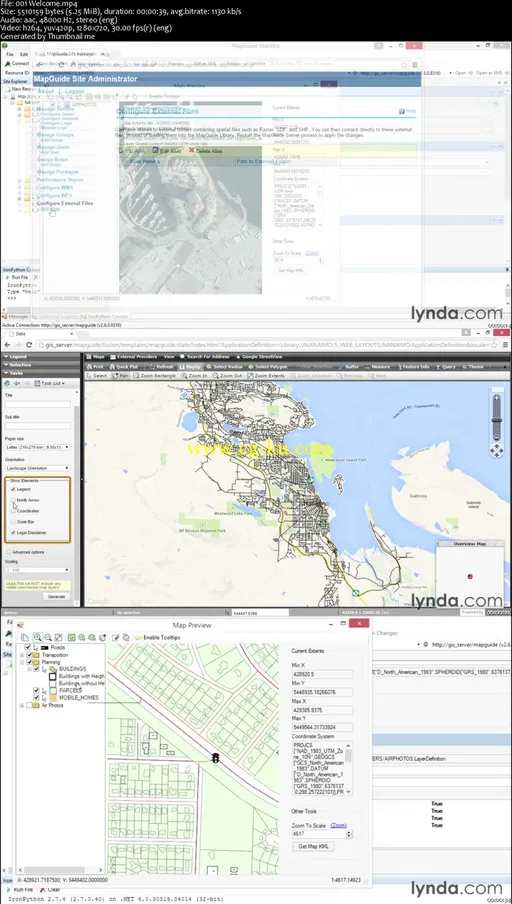 Lynda – Up and Running with MapGuide Open Source的图片2